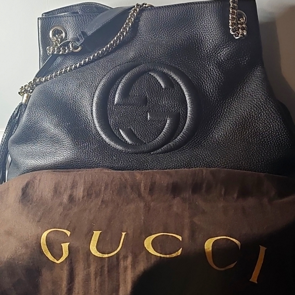 Gucci soho bag authentic large